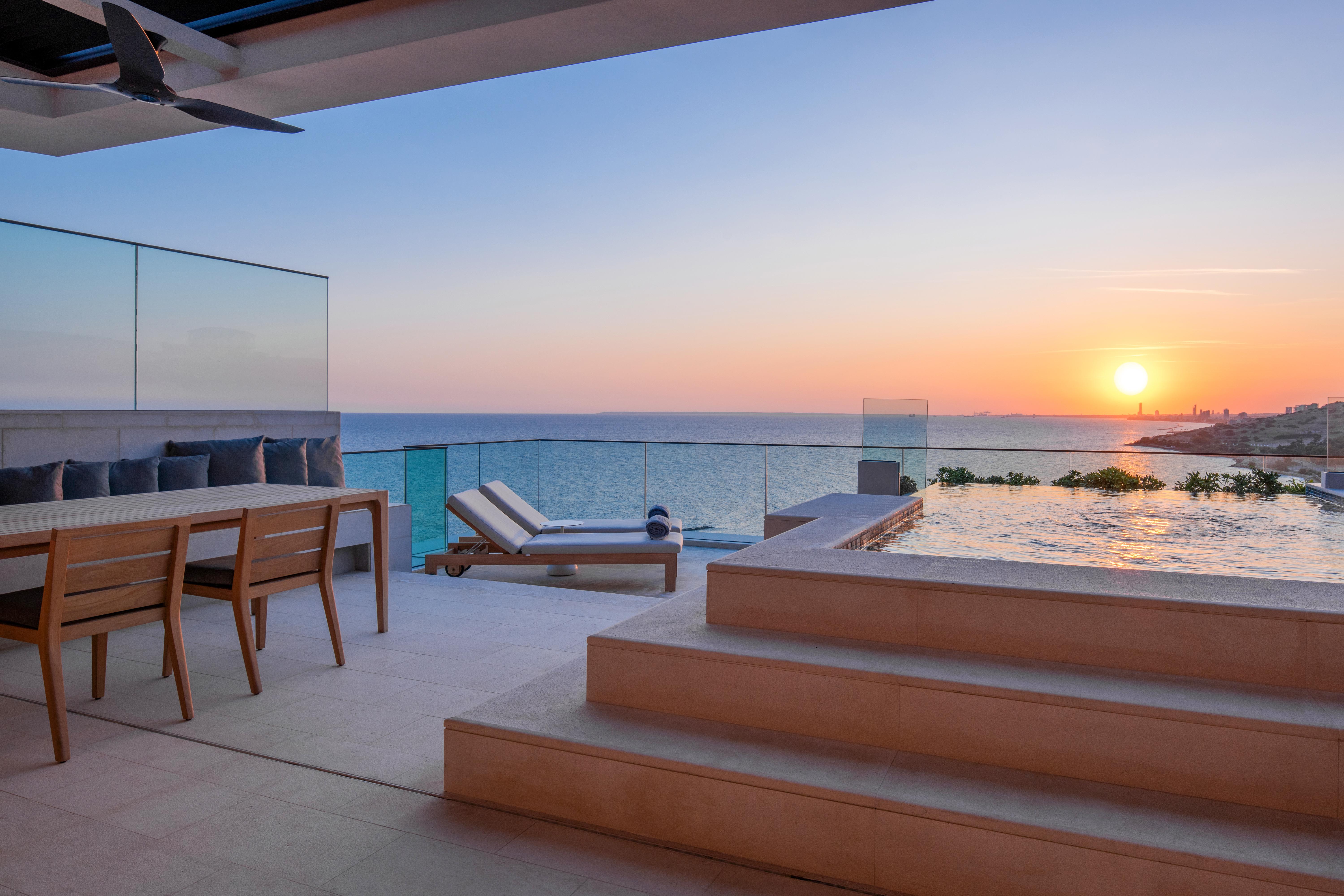 Amara - Sea Your Only View™ Limassol Luaran gambar The view from the rooftop terrace